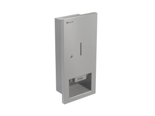 Recessed liquid soap dispenser, 800 ml, matt steel
